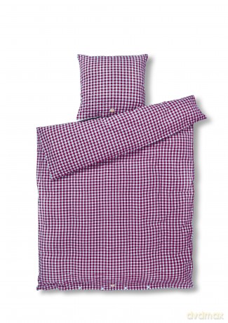 Juna - Bk&Blge Bed linen - Fuchsia/Mint - 140x200 cm