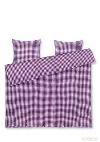 Juna - Bk&Blge Bed linen - Fuchsia/Mint - 200x220 cm