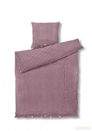 Juna - Bk&Blge Bed Linen - Plum/Rose - 140x220 cm