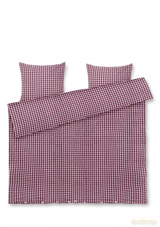 Juna - Bk&Blge Bed linen - Plum/Rose - 200x220 cm