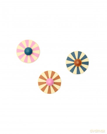 Kids Concept - Hooks Circus - Multi - 10x10x4.4 cm