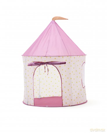 Kids Concept - Tent - Pink with dots - 100x100x130 cm