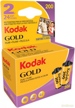 Kodak - 135 Gold 200 Carded 24x2 - Film