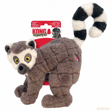 Kong - KONG SCAMPERS LEMURM - 23 cm x 25.5 cm x 12 cm