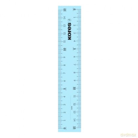 Kores - Acrylic Ruler - 15 cm - Mix (742131)