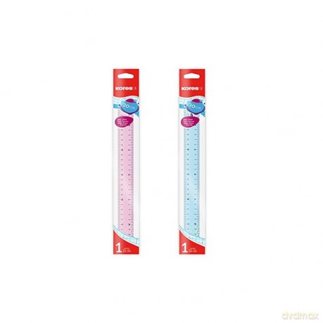 Kores - Acrylic Ruler - 30 cm Mix (742130)