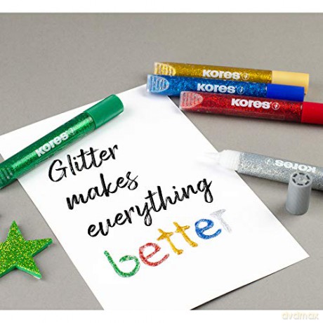 Kores - Basic Glitter Glue - 5 Pack (775000)