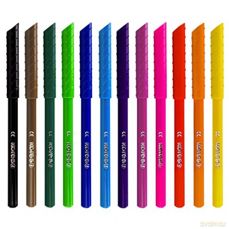 Kores - Conical Tip Markers - 12 Pack (729043)