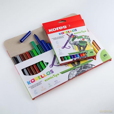 Kores - Conical Tip Markers - 24 Pack (729044)