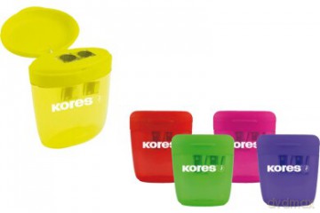 Kores - Double Pencil Sharpener - assorted (735800)