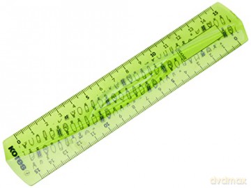 Kores - Elastic Ruler - 15 cm - Mix (742161)