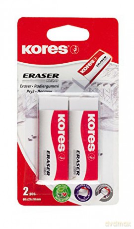 Kores - Erasers KE20 - 2-pack(740211)