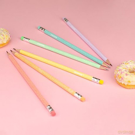 Kores - Grafitos Style - Pastel - 6-pack - School Pencils (792803)