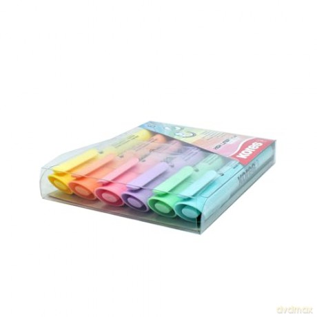 Kores - Highlighter - Pastel - 6-pack (736060)