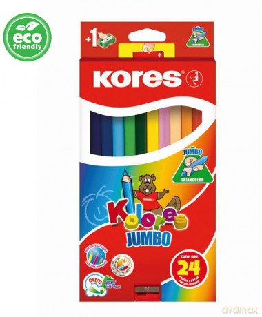 Kores - Jumbo Colored Pencils - 24 pcs (793524)