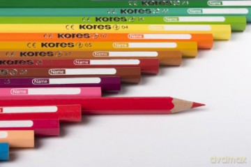 Kores - Kolores - Hexagonal 24 Coloured Pencils (96324)