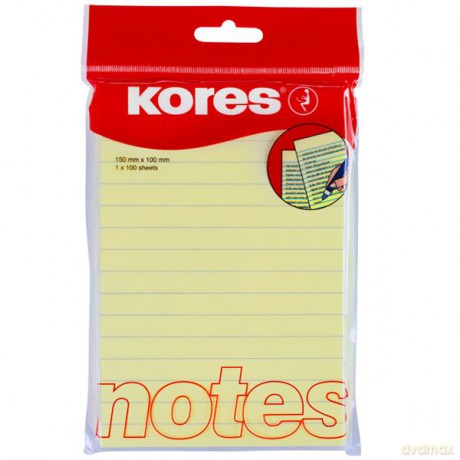 Kores - Lined Sticky Notes 150x100 mm (746510)