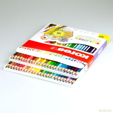 Kores - Mandelas - Triangular 50 Coloring Pencils (93350)