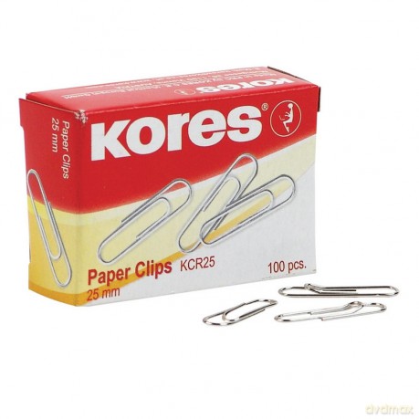 Kores - Paper Clips 25 mm - 100 pcs (743010)
