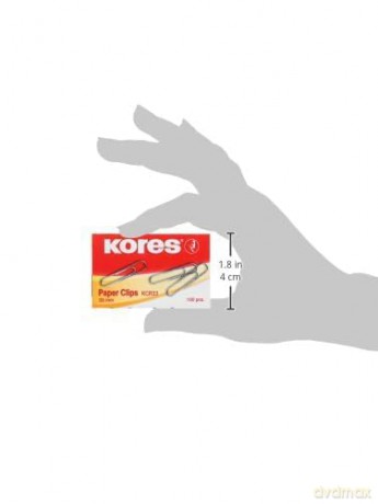 Kores - Paper Clips 33 mm - 100 pcs. (743011)