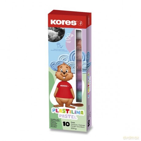Kores - Pastel Modeling Clay - 10 Colors (734016)