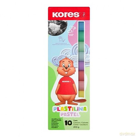 Kores - Pastel Modeling Clay - 10 Colors (734016)