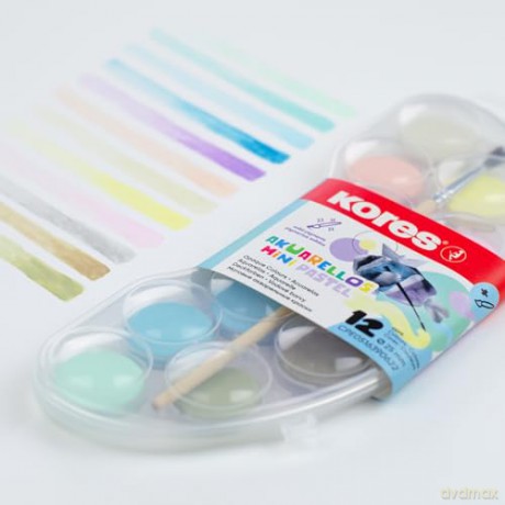 Kores - Pastel Watercolours - 12 Colours (730103)