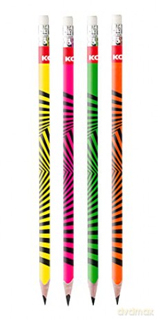 Kores - School Pencils - 12-pack - Neon (792306)
