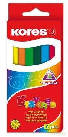 Kores - Wax Crayons - 12 Pack (733101)