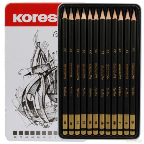 Kores Grafitos - 12 Grades Pencils (792162)