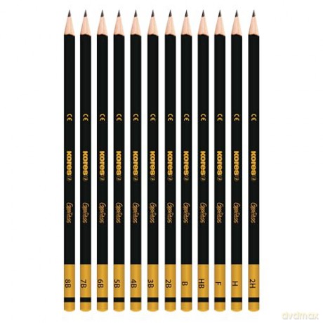 Kores Grafitos - 12 Grades Pencils (792162)