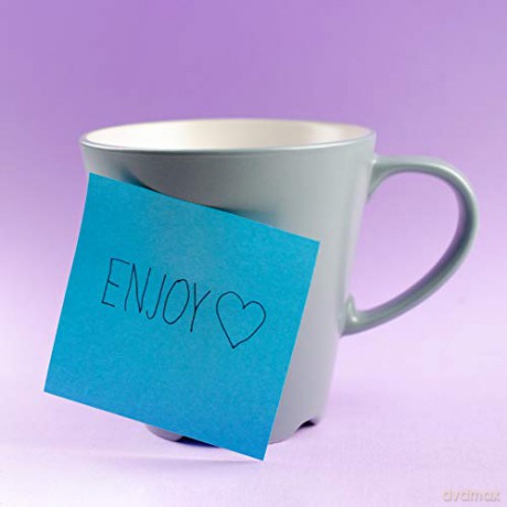 Kores Neon Sticky Notes Blue 75x75 mm (747078)
