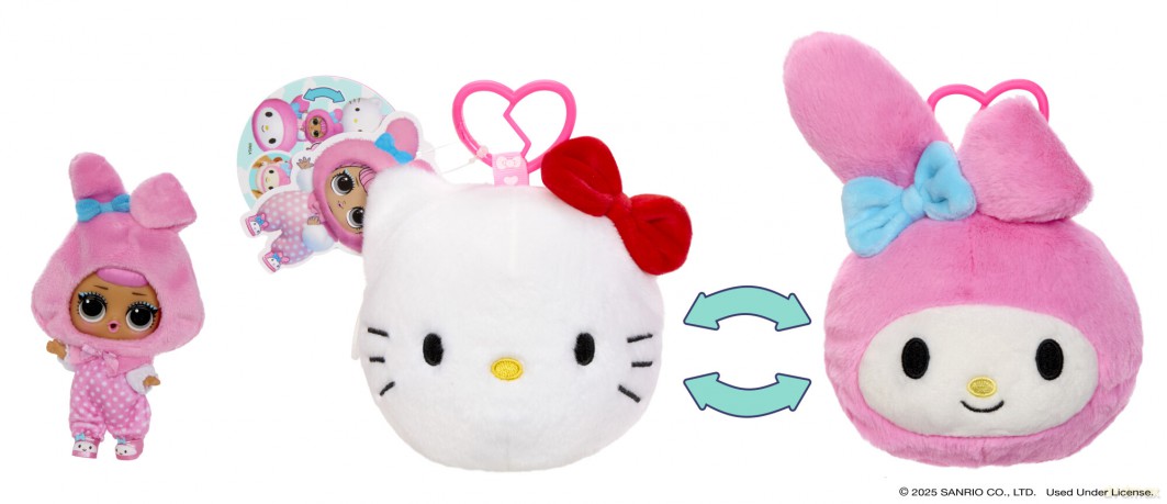 L.O.L. - Loves Hello Kitty Reversible Plush Asst (596608) [FIGURKA]