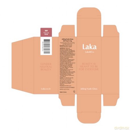 Laka - Jelling Nude Gloss - #309 Heart Ring