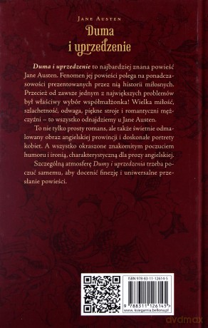 Duma i uprzedzenie - Jane Austen [KSIĄŻKA]