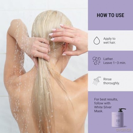 Lakm - Teknia White Silver Shampoo 1000 ml