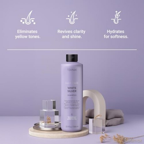 Lakm - Teknia White Silver Shampoo 1000 ml