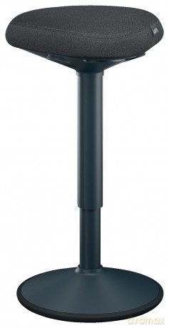 Leitz - Standing stool Active Comfort seat dark grey