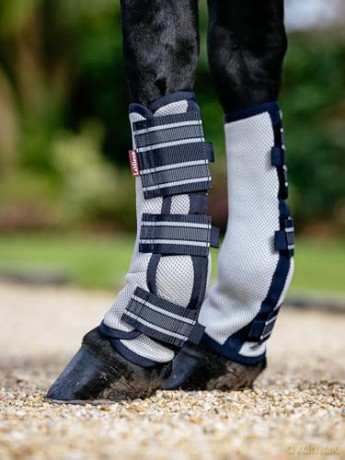 Lemieux - Arika Mesh Fly Boots - Navy/Grey - Full