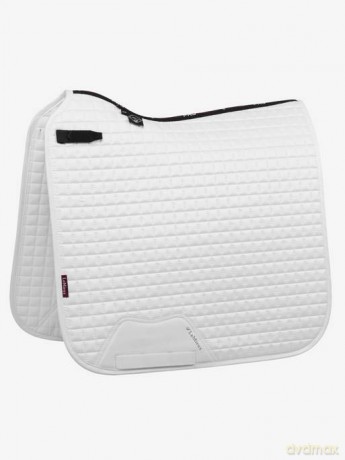 Lemieux - Suede Dressage Square - White - Large