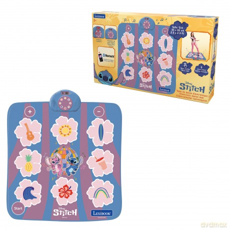 Lexibook - Disney Electronic, Bluetooth and luminous dance mat Stitch (DM10D) [GRA]