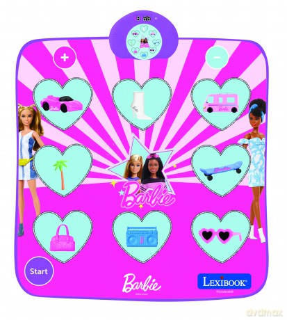 Lexibook - Electronic, bluetooth and luminous dance mat Barbie (DM10BB) [GRA]
