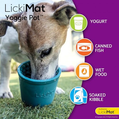 LICKIMAT - Yoggie Pot Light Blue - (645.5464)