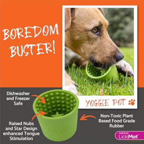 LICKIMAT - Yoggie Pot Light Blue - (645.5464)