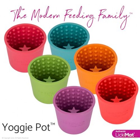 LICKIMAT - Yoggie Pot Light Blue - (645.5464)