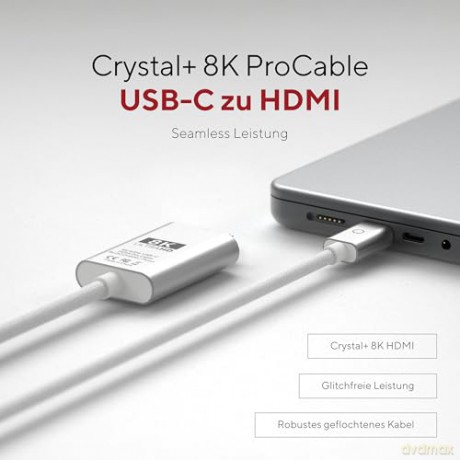 LINQ - 8K/60Hz PRO Cable USB-C HDMI -2m