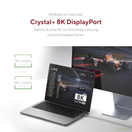 LINQ - 8K/60Hz USB-C to DisplayPort Pro Cable 2m