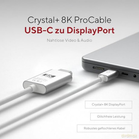 LINQ - 8K/60Hz USB-C to DisplayPort Pro Cable 2m