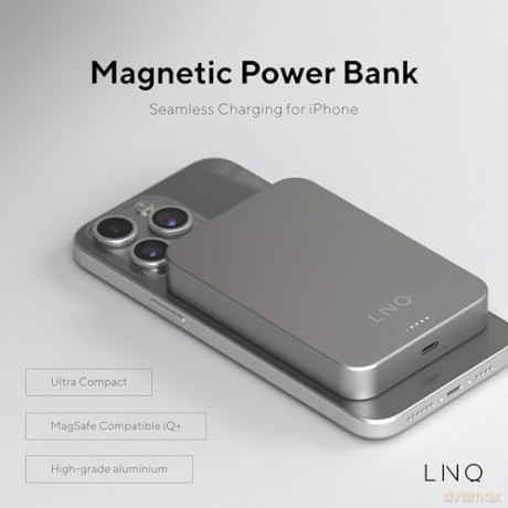 LINQ - Magnetic Wireless Power Bank 10.000 mAh