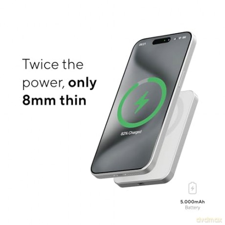 LINQ - Magnetic Wireless Powerbank 5.000